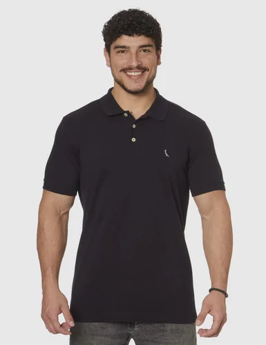 Camisa Reserva Masculino Polo Regular Essence Preto Liso M