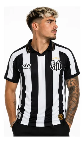 Camisa Santos 20026/27 Listrada Oficial Umbro Torcedor
