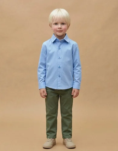 Camisa Social Infantil Bebê Manga Longa Algodão Batizado