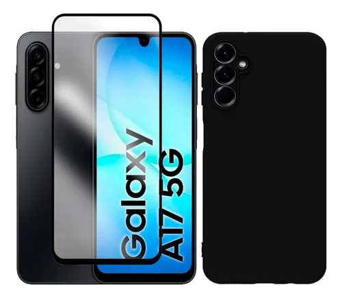 Capa Capinha Aveludada + Película Para Galaxy A17 5g Sma176