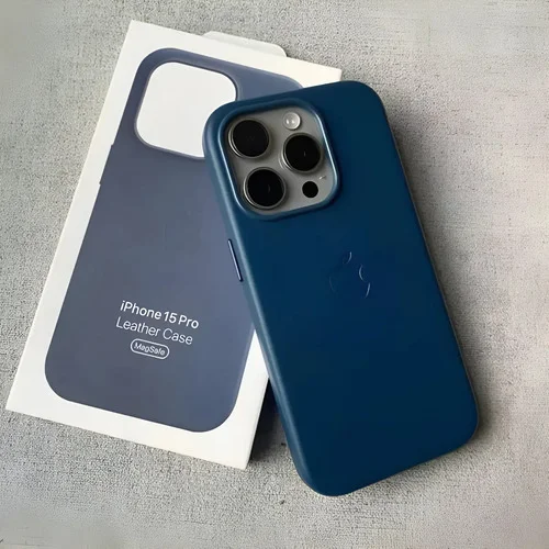Capa Capinha Couro Compatível Com iPhone 15 Ao 15 Pro Max