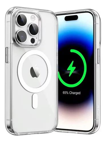 Capa Capinha Magnética Magsafe Premium P/ iPhone 12 Ao 17 Transparente iPhone 13 Normal