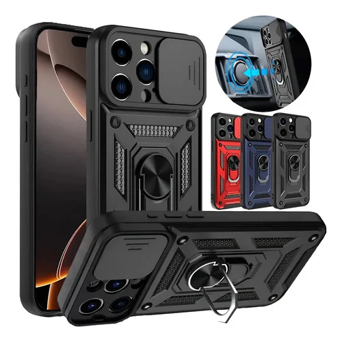 Capa Capinha Para iPhone 16 16 Plus 16 Pro Max Armadura 4em1