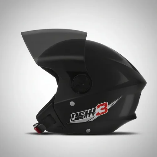Capacete de moto aberto preto Pro Tork New Liberty Three tamanho 56