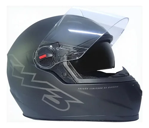 Capacete Para Moto Fw3 Gtn Fox Oculos Interno Fume
