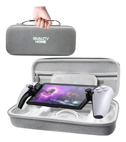 Capas Bolsas Estojos Cases Compatível Playstation Portal Cinza