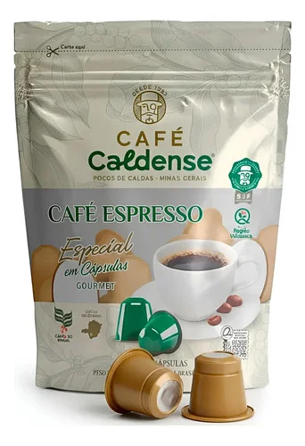 Cápsula Café Compatível Nespresso Café Caldense Gourmet 10 Unidades