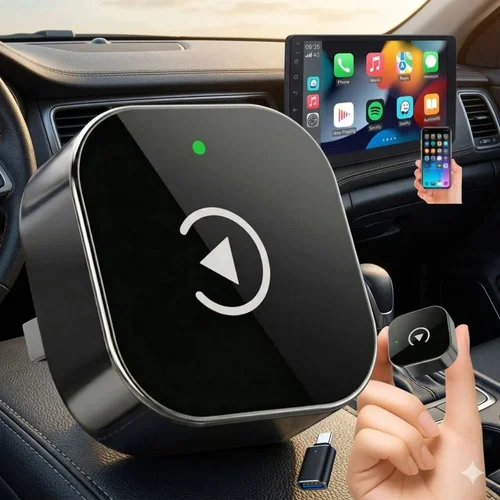 Carplay Adaptador Sem Fio Car Play Android Auto 2 Em 1 Usb
