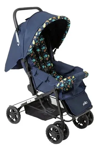 Carrinho De Bebê Stillo Supremo 0 A 15kg Azul Oceano