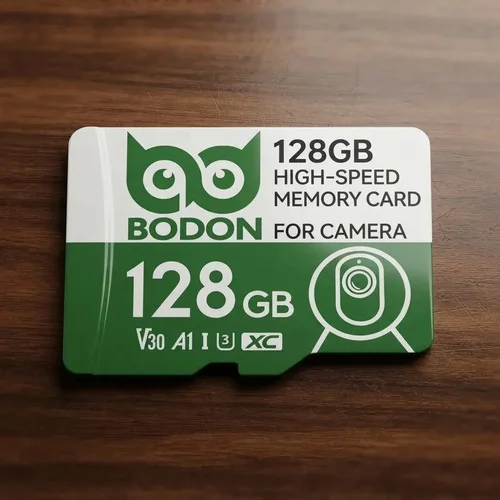Cartão De Memória 128gb bodon Para cameras e Fotos E Video
