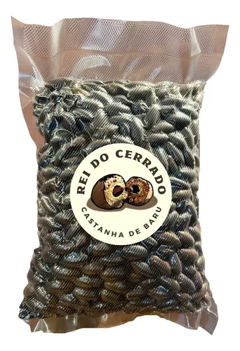 Castanha De Baru Torrada 1kg Região De Pirenópolis - Goiás