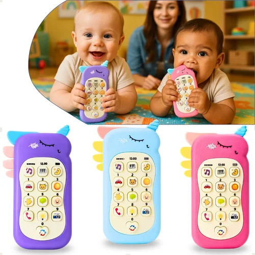 Celular Infantil Musical Brinquedo Mordedor Bebê Educativo