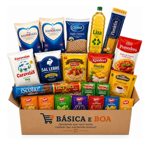 Cesta Básica Completa Basicaeboa Para Doação Social