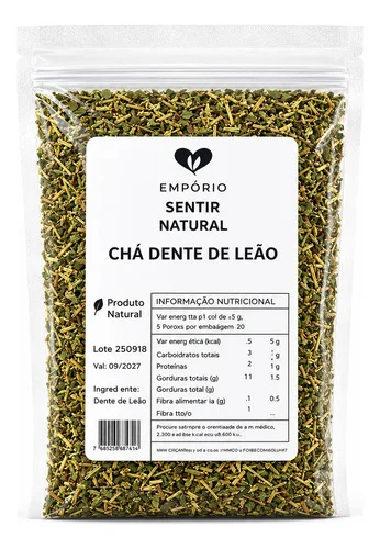 Chá Dente De Leão Premium Orgânico 200 Gr