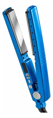 Chapinha Nano Titanium Profissional Prancha Bivolt Azul 127/220v