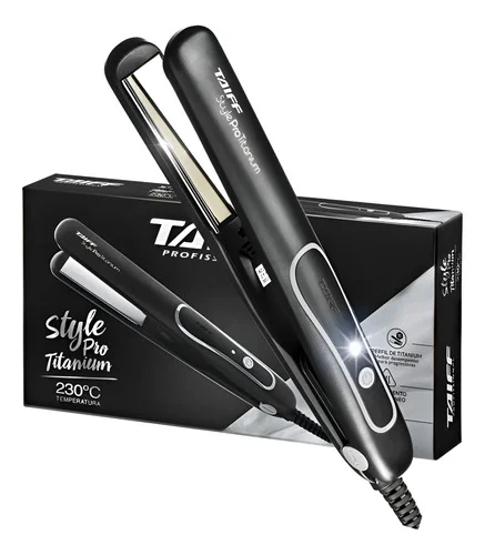 Chapinha Taiff Style Pro Titanium 230oc Profissional Bivolt Preto E Prata 127/220v