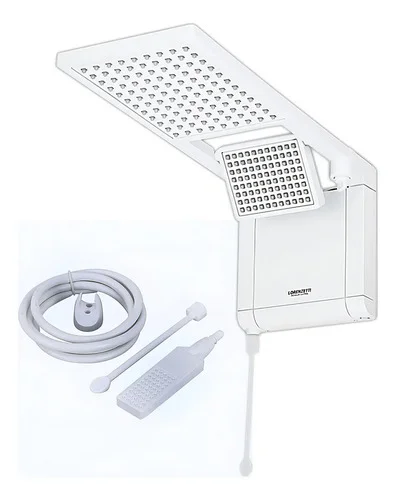 Chuveiro Eletrônico Lorenzetti Acqua Duo Ultra Branco Potência 7.8 Kw