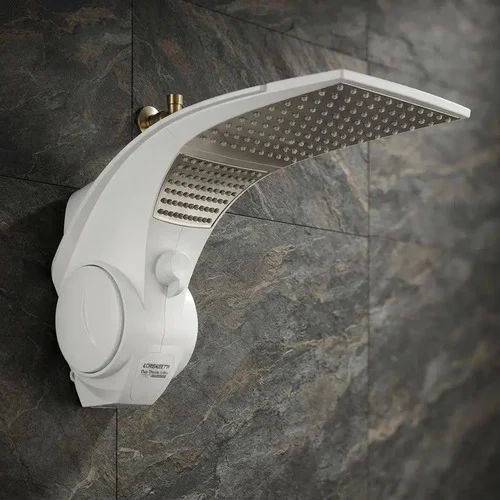 Chuveiro Eletrônico Lorenzetti Duo Shower Quadra Multitemperaturas 7500W Branco