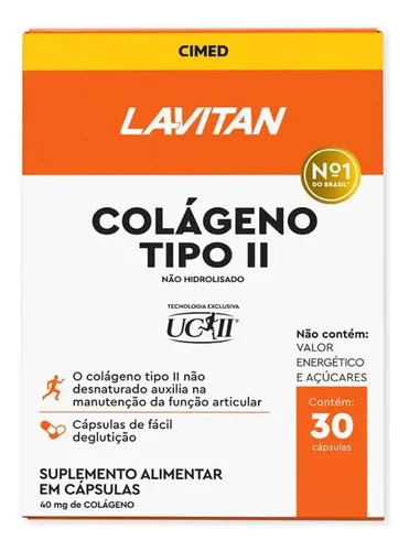 Colágeno Lavitan em cápsula Sem sabor de 30 un