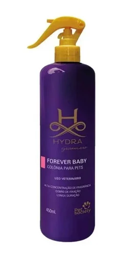 Colônia Para Pets Cães E Gatos Pet Society Hydra Forever Baby 450ml