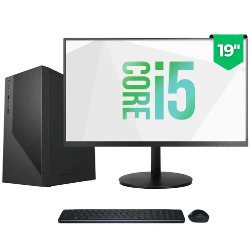 Computador Completo Intel Core I5, 8gb Ram, Ssd 240gb, Monitor 19 Led, Windows 10 Pro - Bluepc Plus Cdbp-plu101