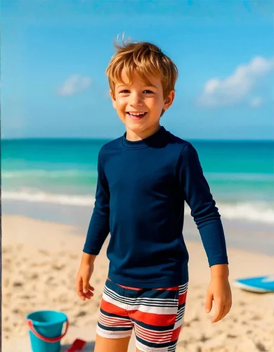 Conjunto Blusa Uv50 E Sunga Menino Praia Piscina Manga Longa