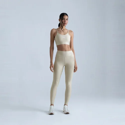 Conjunto Feminino Para Academia Top E Legging - Arm Fitness Aveia M