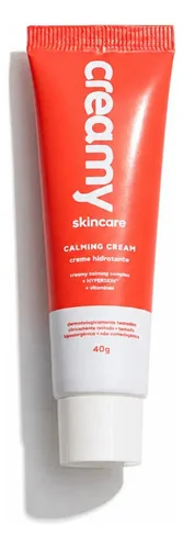 Creamy Skincare Calming Cream 40g | Creme Hidratante Facial Calmante para Pele Sensível, Reduz Vermelhidão, Hidratação Leve, Rápida Absorção | Todos os Tipos de Pele