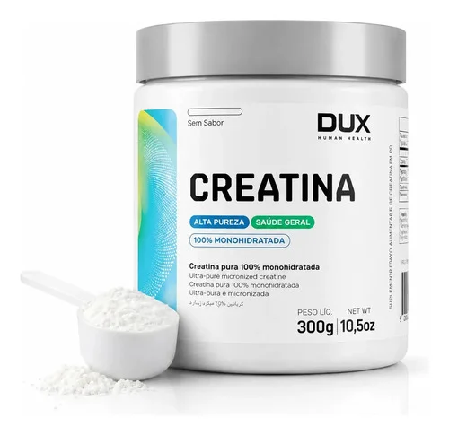 Creatina Dux Nutrition em pó Sem sabor x 300g