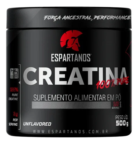 Creatina Espartanos em pó Sem sabor x 500g