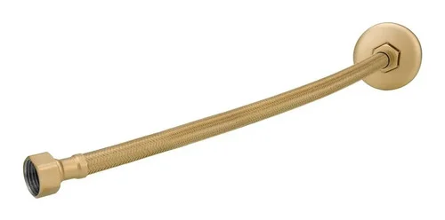 Engate Mangueira Flexível Gold/dourado Trançado Inox 60cm