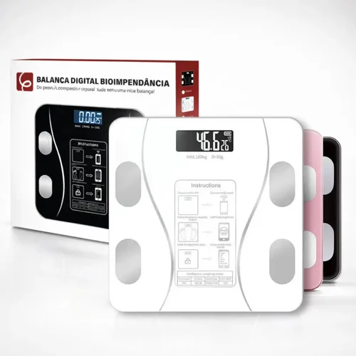 EPS-6905 BaIança Digital Corpo Epsilon EPS-6905 Bluetooth para Saúde e cor Branco