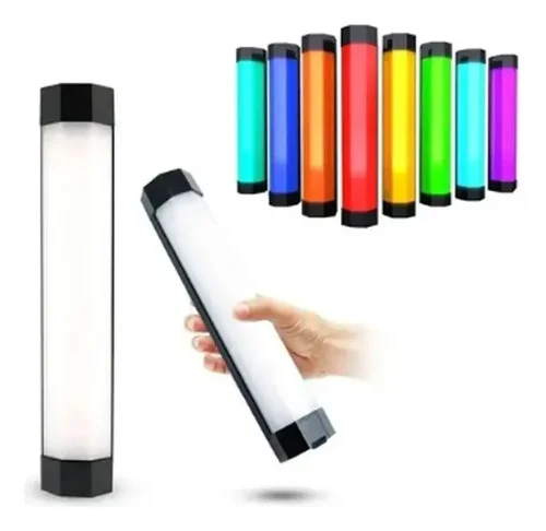 Espada Bastão Led Luz De Preenchimento Sotcar Fotografia Rgb 127/220v Preto