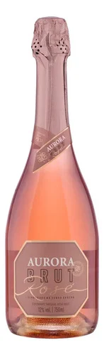 Espumante Brasileiro Rosé Brut Aurora Serra Gaúcha Garrafa 750ml