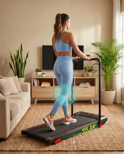 Esteira Elétrica Redfin Ideal IDL-227 Dobrável, 2.5 HP e 150 kg