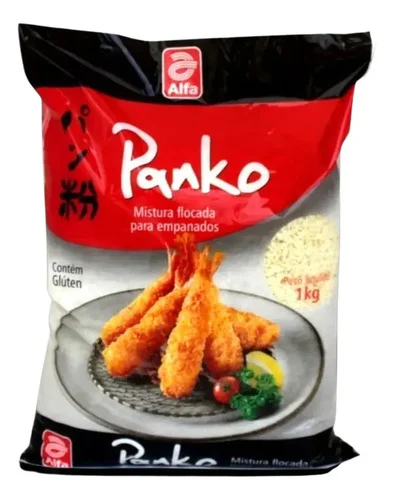 Farinha Empanar Panko Alfa 1kg Flocada Empanado Crocante