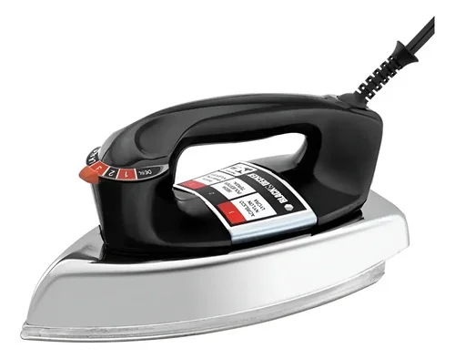 Ferro De Passar Roupa Black & Decker Vfa1110 127v Preto Preto/prateado 127v