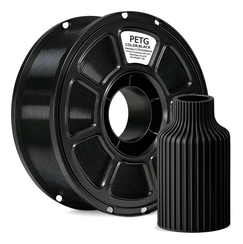 Filamento Petg 1,75mm 1kg Para Impressora 3d Branco Ou Preto