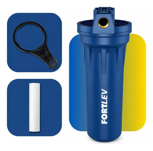 Filtro Fortlev Para Caixa D'água Linha Filter Flux Cavalete Azul 127/220v
