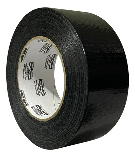 Fita Silver Tape 50 Metros X 48mm Larga Multiuso Reforçada Preto Liso