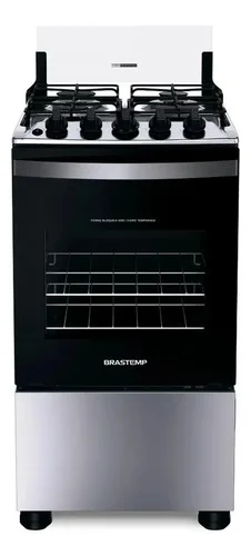Fogão Brastemp 4 Bocas Inox Bfo4nbr - Bivolt