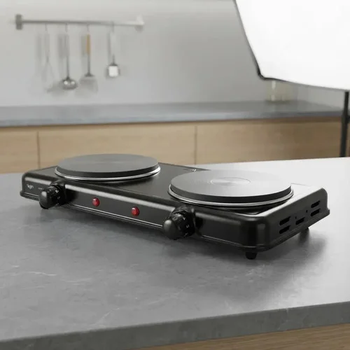 Fogão Cooktop Elétrico Elgin 2 Bocas 2000w Preto
