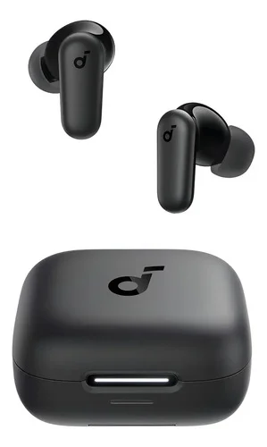 Fone de Ouvido Bluetooth 5.4 soundcore P30i da Anker, Cancelamento de Ruído Adaptativo, Graves Poderosos, 45H de Reprodução, Estojo 2-em-1 com Suporte para Celular, IP54, Fone sem fio TWS, Preto