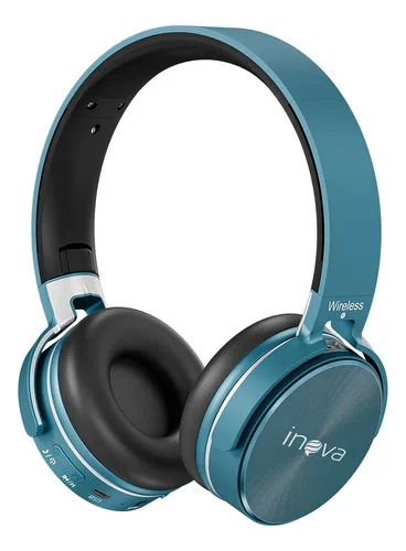 Fone de Ouvido Inova BT-950 Bluetooth Sem Fio com Graves Potentes e Microfone - Verde