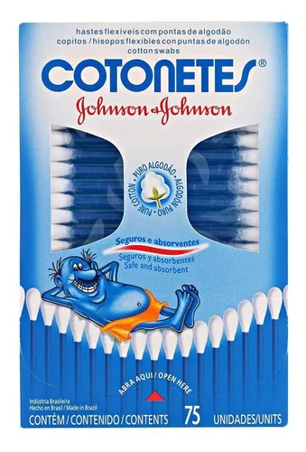 Hastes Flexíveis COTONETES 75 unidades