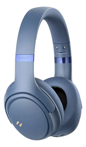 Headset Gamer Havit H630bt Bluetooth 5.3 On-ear 3d 55h Cor Azul