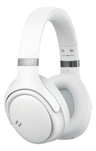 Heaphone Havit H630bt Bluetooth 5.3 On-ear 3d 55h Cor Bege