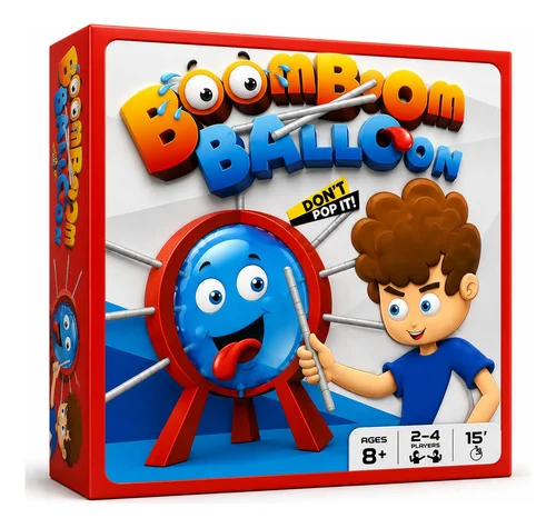 Jogo De Estourar Balão Boom Boom Balloon Brinquedo Infantil