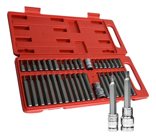 Jogo De Ferramentas 40 Pçs Bit Torx Allen Multidentado Crv Zenite