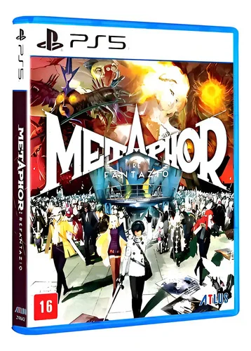 Jogo Ps5 Metaphor Refantazio Rpg Mídia Física E